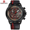 Man Leather Sport Wrist Watch - Smartoys