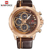 Man Leather Sport Wrist Watch - Smartoys
