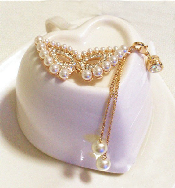 Mask Pearl Cute Dust Plug Caps Cell Phone - Smartoys