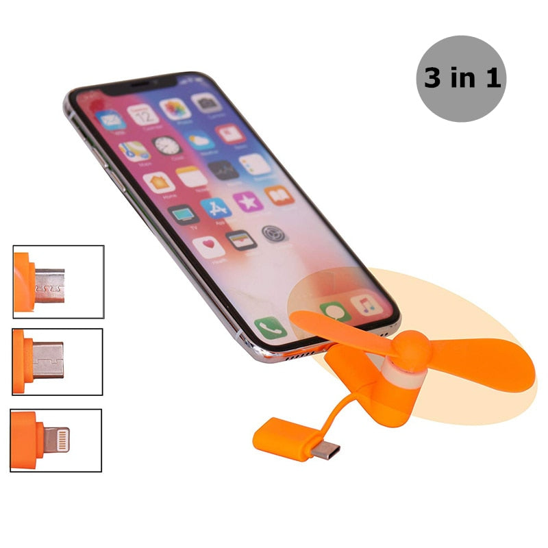 Micro USB Flexible Mini Fans Cooler Phone Hand Fan - Smartoys