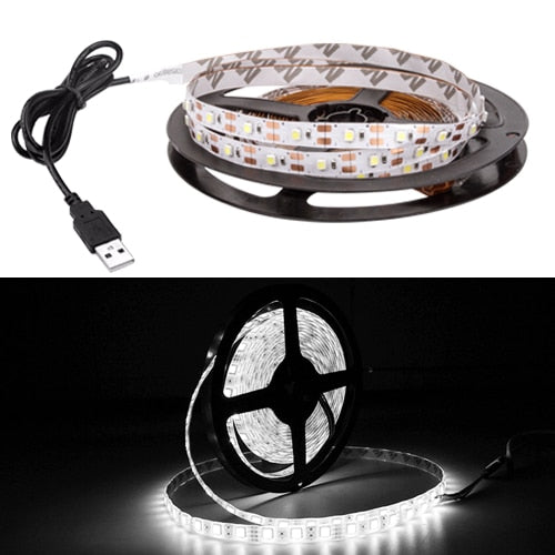 DC 5V LED Strip 3Key USB Cable Power Flexible Light Lamp - Smartoys