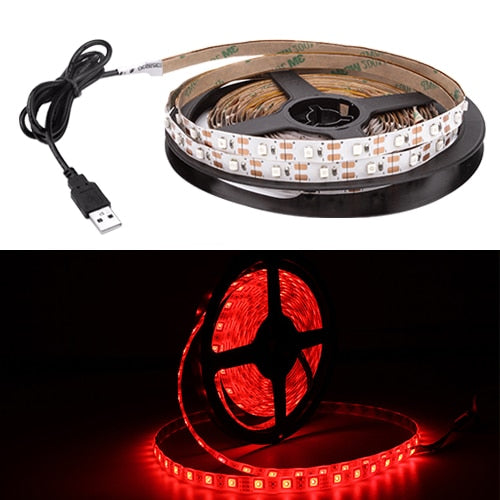 DC 5V LED Strip 3Key USB Cable Power Flexible Light Lamp - Smartoys
