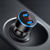 Dual USB Car Charger With LED Display Universal Phone Car-Charger - Smartoys