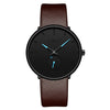 Men Waterproof Slim Mesh Strap Minimalist Wrist Watch - Smartoys