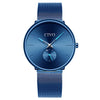 Men Waterproof Slim Mesh Strap Minimalist Wrist Watch - Smartoys