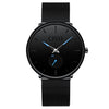 Men Waterproof Slim Mesh Strap Minimalist Wrist Watch - Smartoys
