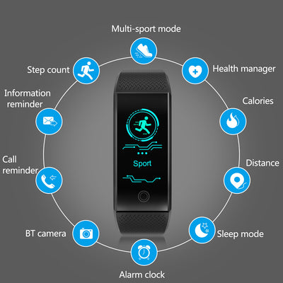 Smart Watch Sports Fitness Activity Heart Rate Tracker - Smartoys