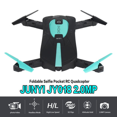 Foldable Selfie Pocket RC Drone - Smartoys