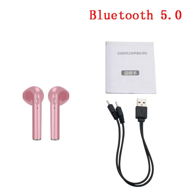 Wireless Bluetooth 5.0 Earphones mini Headsets Earbuds with Mic - Smartoys