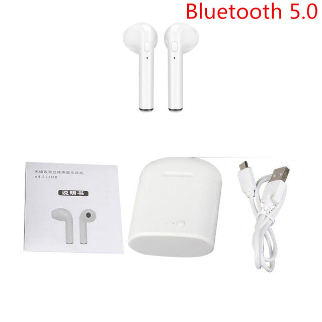 Wireless Bluetooth 5.0 Earphones mini Headsets Earbuds with Mic - Smartoys