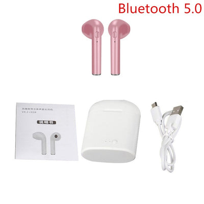 Wireless Bluetooth 5.0 Earphones mini Headsets Earbuds with Mic - Smartoys