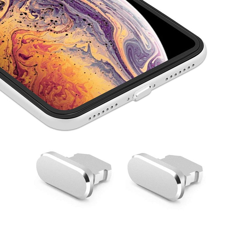 Aluminum Material Anti Dust Plug Charging Port for iPhone - Smartoys